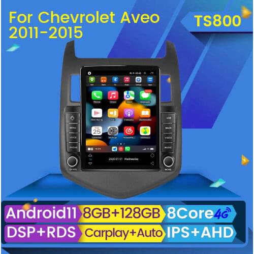 9.7" TESLA Style 4G LTE Android Car Radio Multimedia Player for Chevrolet Aveo Sonic 2011-2015 GPS Navigation Stereo Unit USB BT