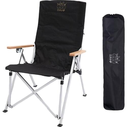 THREE DONKEYS Outdoor Folding Chair Protable Deck Chair Fishing Leisure Chair Adjustable Aluminum Alloy Beach Chair Picnic Chair
