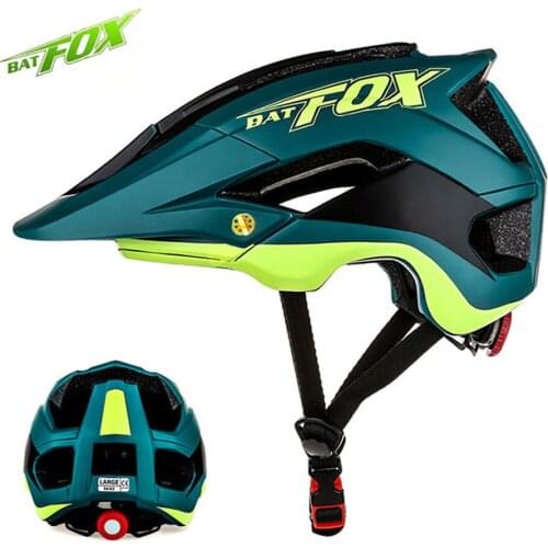 Batfox MTB Cycling Bicycle Helmet Ultralight Bike Adult In-mold Cycling Road Mountain Matte Men Women Bicycle MTB Bike Helmet