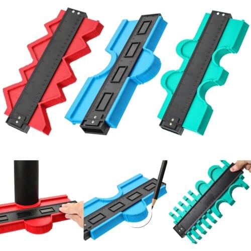 1Pc Shape Contour Gauge Plastic Profile Contour Copier Measuring Instruments Shape Gauge Duplicator Template Mark Tools 12/25cm