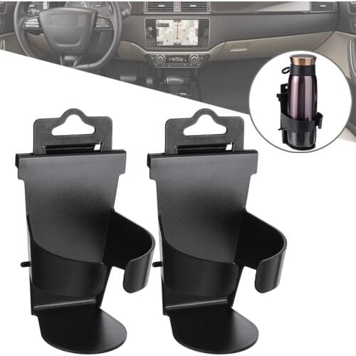 2pcs Portable Car Drink Cup Holder Car Bottle Organizer Stable Fixed Universal Car Styling Interior Accessories
