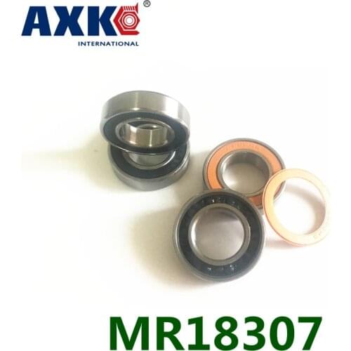 2019 Real New 4pcs 18307-2rs 18307 6903 Rs Mr18307-2rs Gcr15 Hybrid Ceramic Thin Wall Bearing Shielding Ball Bicycle 18*30*7