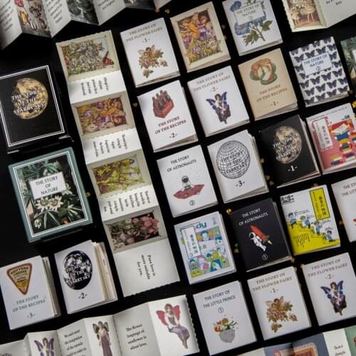 3 books Retro one thousand and one night story book DIY Scrapbook Journal Planner Decorative Material Stationery School Supplies