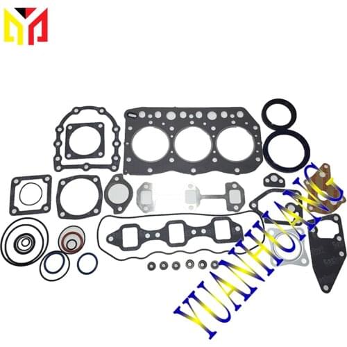 3TNC80 3TNC80L Engine Full Gasket Kit Overhual Set For Yanmar F200 Loader Excavator Tractor Diesel Cylinder Head