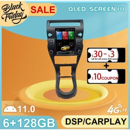 Android11 6+128GB Tesla Style for Citroen Quatre 2008 2012 GPS Car Navigation Multimedia Video Stereo Player Radio Carplay 2 DIN