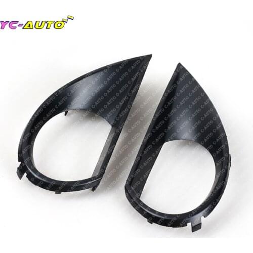 Car For Audi Q7 2010 2011 2012 2013 2014 2015 Front Bumper Fog Lamp Fog Light Lower Grille Cover With Hole Car-Styling