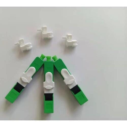 Free Shipping 100, 200PCS/Lot FTTH ESC250D SC APC & SC UPC Single-Mode Fiber Optic Quick Connector FTTH SM Optic Fast Connector