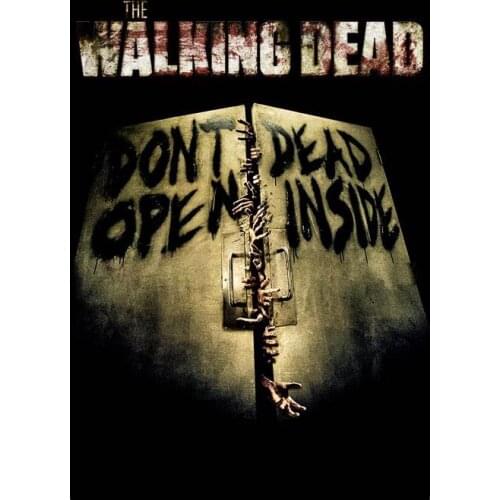 More style Choose THE WALKING DEAD - TV SHOW Art print Silk poster Home Wall Decor