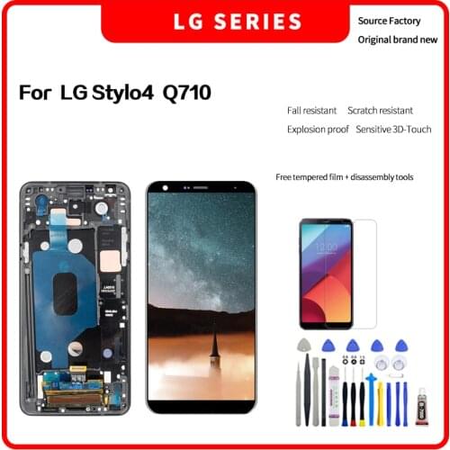 For LG Stylo4 Q710 LCD Q710MS Q710CS LCD Display Touch Screen Digitizer Assembly For LG Q Stylo4 Screen with Disassembly tools