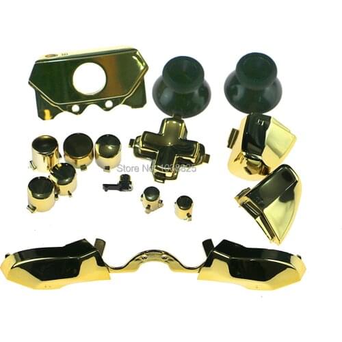 Chrome Full set button Dpad RT LT RB LB ABXY Guide Buttons For Xbox One 3.5 mm Elite Limited edition Controller