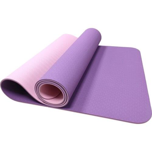 TPE Yoga Mat 6mm Thick Non Slip Carpet Mat For Beginner Environmental Fitness Gymnastics Mats and Pilates