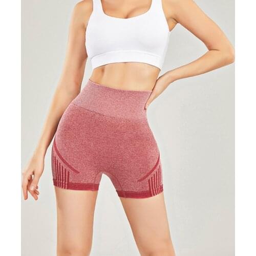 Summer Womens Hip Yoga Pants High Waist Stretch Tights Fitness Pants Running Fitness Sports Pants Seamless Breathable Tights