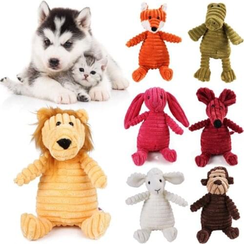 Cute Dog Chew Squeak Toys Rope Interactive Toy Home Animal Plush Toy Puppy Chew Molar Toy Pet Products Dog Supplies Dropshipping