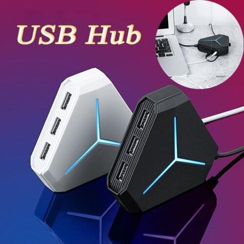 Multiprise USB Multi-Function USB Hub Microphone Headset TF SD Card Reader Interface Converter Adapter for Mac Laptop enchufes