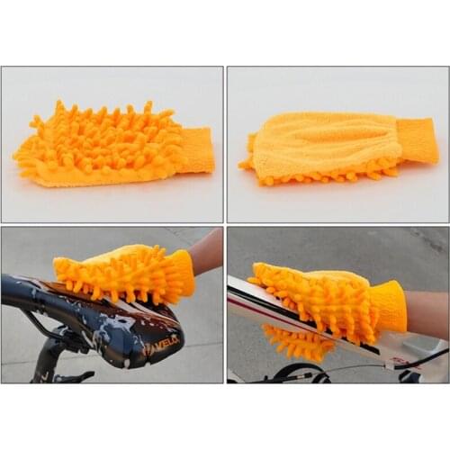 OOTDTY 10 Pcs Bike Cleaning Tools Set Mountain Bicycle Clean Washing Brush Kit with Chain Scrubber MTB Repair Tool