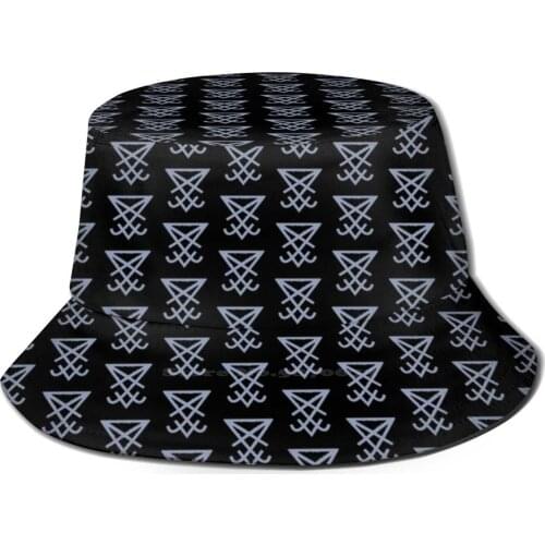 Designation Of Satan For Men And Women With A Symbolic Design Korean Caps Funny Beach Bucket Hats Satan For Men Womens Girls