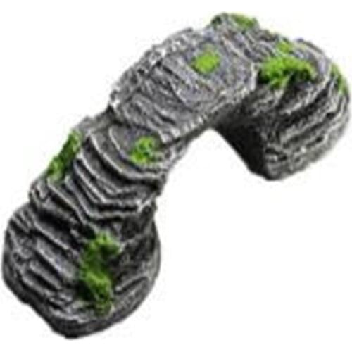 New Fish Tank Tortoise Resting Climbing Slope Basking Platform Resin Material Aquarium Decoration Dodging Landscaping