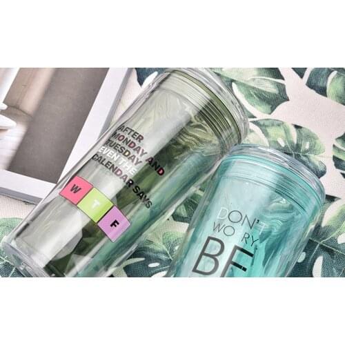 Newest 400ml PP water bottle Leak proof Sports Kettle for home 6 Colors can pick