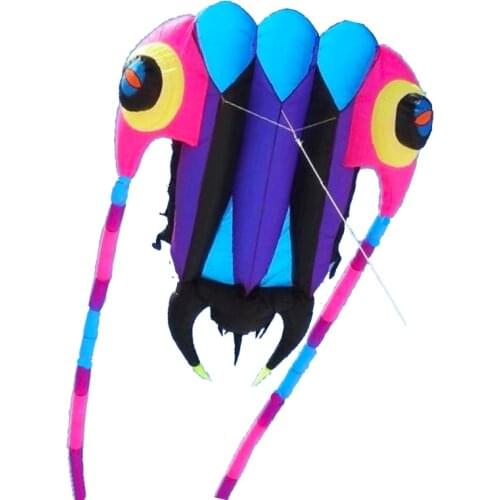 New Arrive Outdoor fun Sports Single Line 7sqm Power Software Trilobites Kite / Animal Kites Factory Outlet