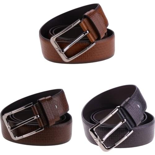 Fashion Pin Buckle Waist Belts Trouser Size Jean Men PU Leather Belt Luxury Strap Male Belts For men Classice Vintage