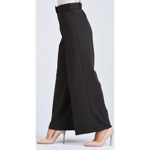 Minahill Belted Wide leg Pants 3121-10 Dark Khaki 3121-10