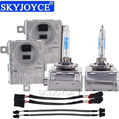 SKYJOYCE 8K0941597 8K0941597C 8K0941597E OEM Quality D3S HID Xenon Ballast Kit 55W D1S 5500K Canbus Car Light Xenon Lamp Kit
