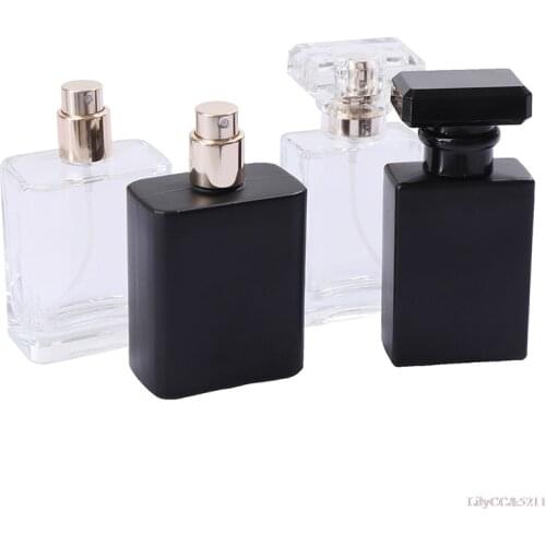 1 Pieces 30ML/50ML Thick Glass Refillable Perfume Bottle Sprayer Pump Perfume Bottles Container