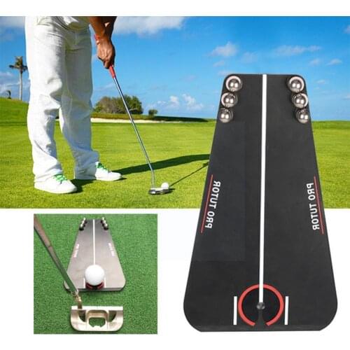 1PCS Portable Plastic Durable Compact Practical Golf Putting For Professional Golf Accessories Putting Aid Golf Tutor O7H7