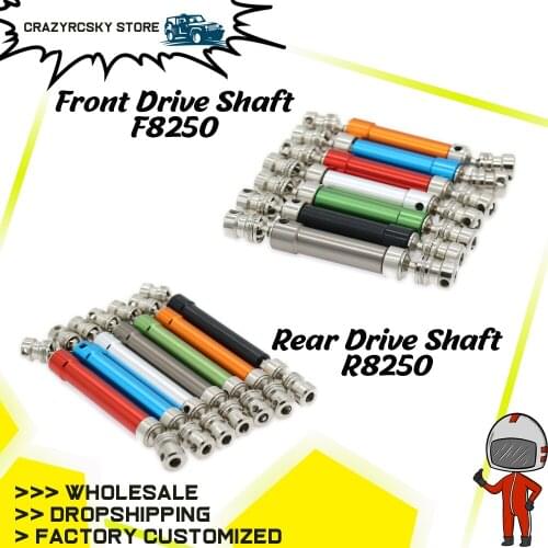 1PC Alloy Front/Rear Drive Shaft For trx4 Rc Car 1/10 Traxxas trx4 Crawler F8250 R8250 Hopup Parts