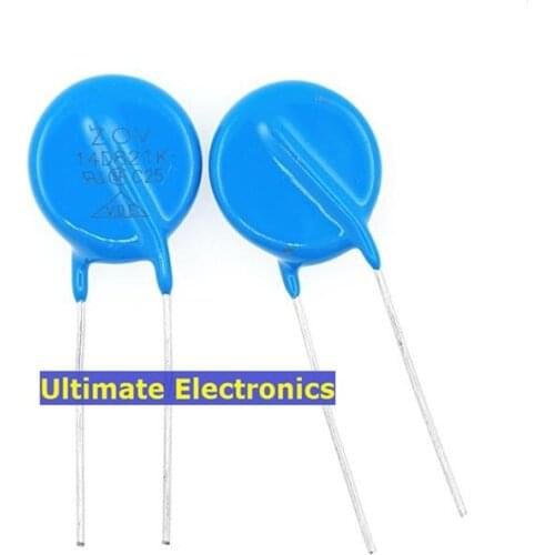 50pcs Varistors 14D821K 820V Metal voltage dependent resistor