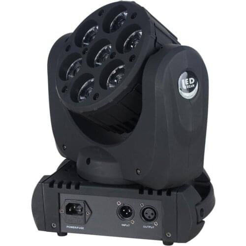 7x12W RGBW 4in1 LED moving head Beam light led spot lights dmx 512 High Power moving head light