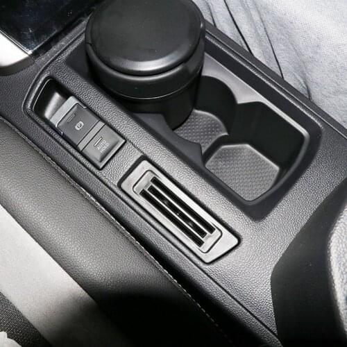 SBTMY Accessories Interior Center Control Container Card Cover Trim Plastic For 2017 2018 Volkswagen Vw T-ROC T ROC TROC
