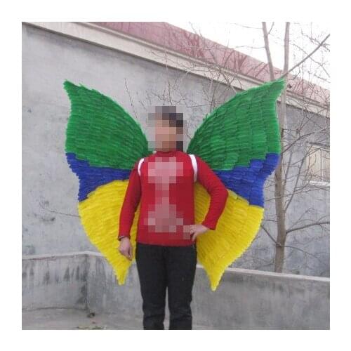 Angel Feathered wings halloween costume Goose wedding prop party costplay decoration t-stage show Angel clothing