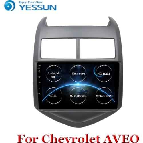 Octa core 9 inch Touch screen For Chevrolet Aveo 2 2011-2015 Car Radio Multimedia Video Player Navigation GPS Android 9 No 2din