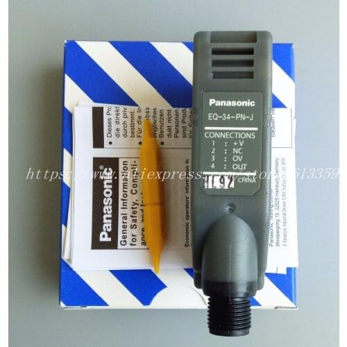 EQ-34-PN-J Background Suppression Photoelectric Sensor - PNP - M12 4 Pin QD 100% New Original