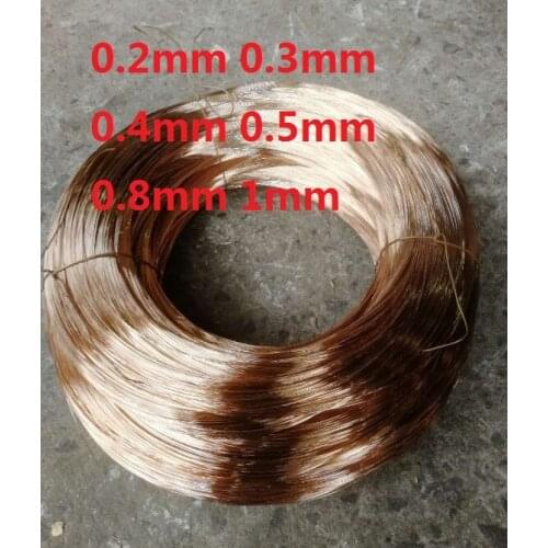 0.2mm 0.3mm 0.4mm 0.5mm 0.8mm 1mm QSN6.5-0.1 phosphor bronze WIRE phosphorus bronze line C5191 Phosphorus copper wire