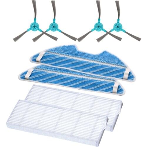 Hepa Filter Side Brush Mop Pads Cloth For Cecotec Conga Excellence 1290 1390 Vacuum Cleaner Spare Parts Side Brush Proscenic#dg4