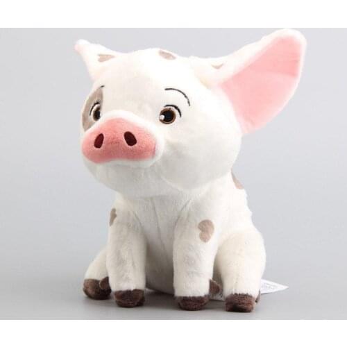 Disney Moana pet pig 20-30cm plush toy cute soft cartoon doll toy childrens birthday gift cartoon plush toy