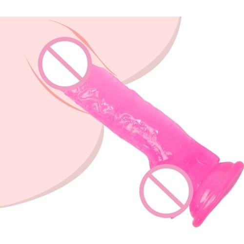 TPE Artificial penis for women female male G-spot Orgasm Anal erotic and sex Adult goods masturbation Strong Suction Cup Dildo