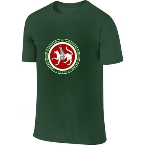 KHL hockey team logo printed short T shirt for men plus size Ak Bars