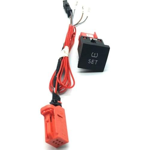 READXT For VW Golf MK6 Jetta 5 MK5 6 EOS Touran Polo Scirocco TPMS Tire Pressure Monitor Switch Button with wire harness Cable