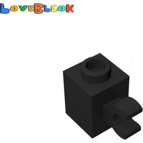 Brick 1x1 with Horizontal Clip Building Blocks Assembles MOC Technical Parts DIY Toy Creative For Kids 60476 / 65459 10pcs/Lot