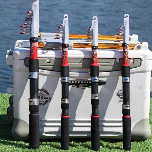1.8m-3.6m Multifunction Spinning Rod Superhard FRP Fishing Fish Pole Telescopic Travel Fishing Rod Ultrashort Fishing Tackle