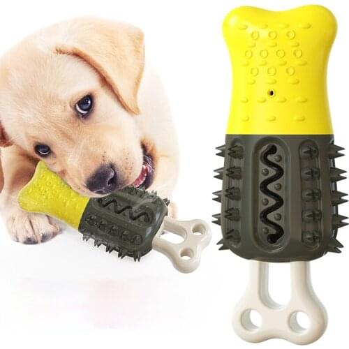 NEW Dog Toothbrush Toys for Dogs Interactive Toy Training IQ Teeth Cleaning Durable Small Medium Large Dog Puppy Chewing