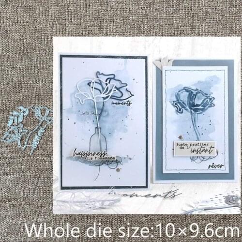 New Design Craft Metal stencil mold Cutting Dies flower leaves decoration scrapbook die cuts Album Paper Card Craft Embossing