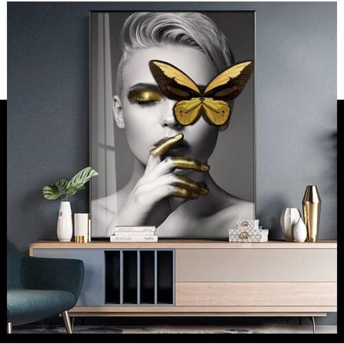 Modern Sexy Girls Canvas Art Paintings On The Wall Posters And Prints Pop Art Abstract Wall Art Pictures For Living room Bar