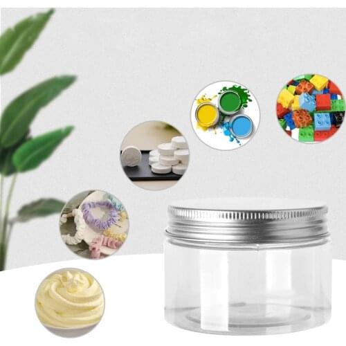 New 30ml-120ml Transparent Plastic Aluminum Cap Bottle Empty Cosmetic Container Cosmetic Box Travel Bottle Fashion Unique Design