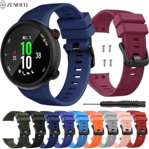 Silicone Watchband Strap For Garmin Forerunner 45 Bracelet for Garmin Forerunner 45S Watch Strap Replacement Watch Band
