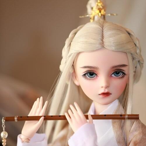 60cm Bjd Doll Gifts for Girl Silver Hair Doll With Clothes Change Eyes NEMEE Doll Surprise Handmade Chinese Style Doll