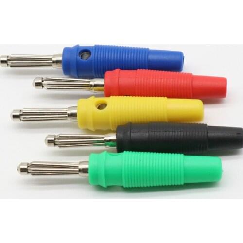 4MM Banana Plug Audio Speaker Connectors Amplifier Speaker Binding Post 4mm Banana Jack Plug For Cable Terminals